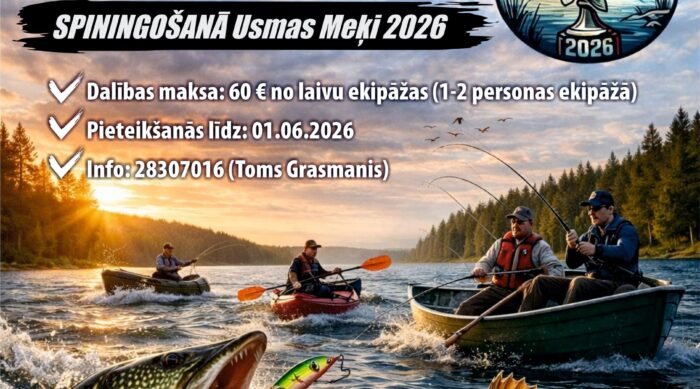 Amatieru kauss Spiningošanā Usmas Meķi 2026