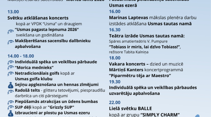 Morica svētki 2026 Usma