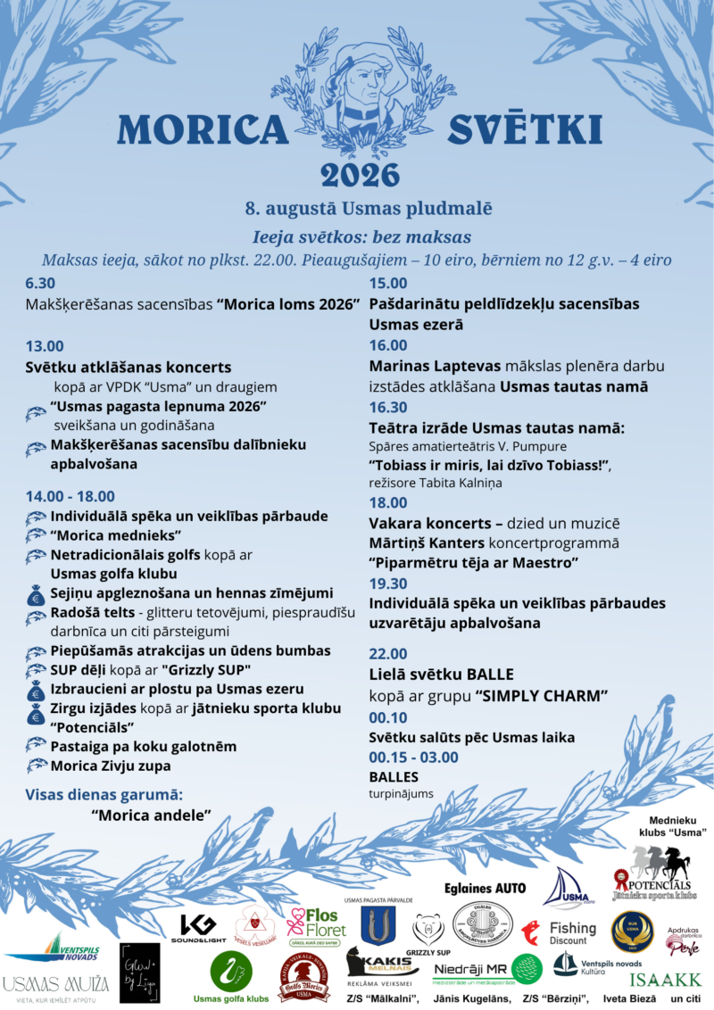 Morica svētki 2026 Usma